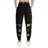 Gold X'ed Out Joggers