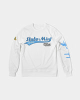 StateMint Blue Logo Men's Classic French Terry Crewneck Pullover