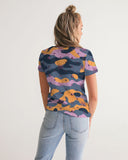 Pink Camo SMC Women's V-Neck Tee