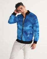 Blue Camo SMC Men's Track Jacket