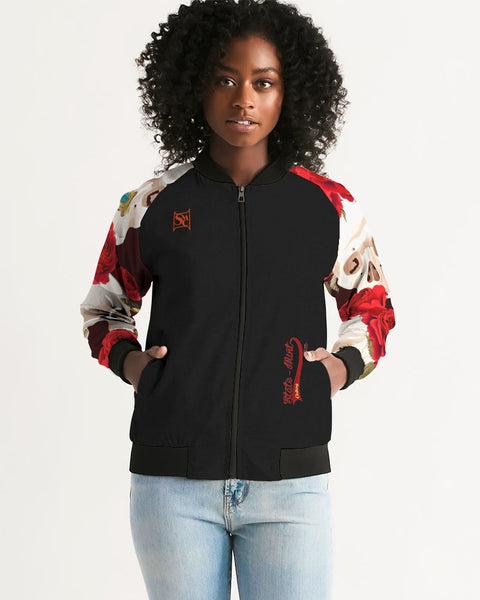 Rose Skulls SMC Women's Bomber Jacket