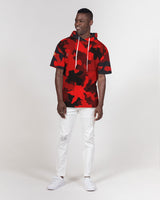 Red Camo SMC x2 Men's Premium Heavyweight Short Sleeve Hoodie