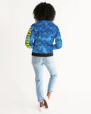 Blue Camo SMC Women's Bomber Jacket