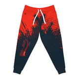 Red and Black City Joggers