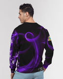 Purple Spark SMC Men's Classic French Terry Crewneck Pullover