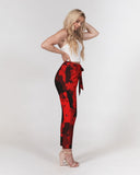 Red Camo SMC x2 Women's Belted Tapered Pants