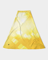 Yellow Drop SMC Women's A-Line Midi Skirt