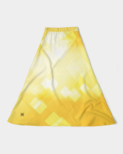 Yellow Drop SMC Women's A-Line Midi Skirt