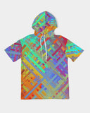 Color Glitchy SMC Men's Premium Heavyweight Short Sleeve Hoodie