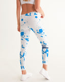 Blue Splatter SMC1 Women's Yoga Pants