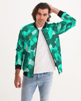 Lime Green Camo SMC Men's Bomber Jacket