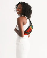 Red and Black City SMC Crossbody Sling Bag