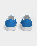 Blue Wrinkle SMC Women's Slip-On Canvas Shoe