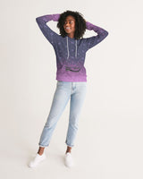 Purple Graffiti Spray SMC Women's Hoodie