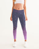 Purple Graffiti Spray SMC Women's Yoga Pants