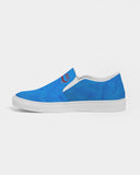 Blue Wrinkle SMC Women's Slip-On Canvas Shoe