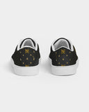 Black & Yellow SMC Women's Faux-Leather Sneaker