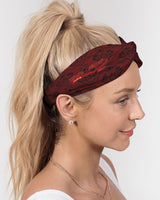 Burgundy Slim  SMC Twist Knot Headband Set