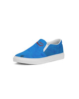 Blue Wrinkle SMC Women's Slip-On Canvas Shoe