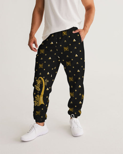 Invert Vanta Black n Gold SMC Pattern Men's Track Pants