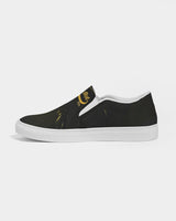 Black & Yellow SMC Men's Slip-On Canvas Shoe