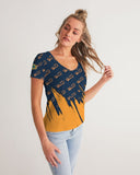 Pumpkin Bash SMC Women's V-Neck Tee