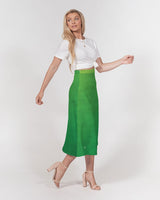 Green Bean SMC Women's A-Line Midi Skirt