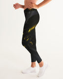 Black & Yellow SMC Women's Yoga Pants