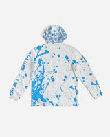 Blue Splatter SMC1 Men's Windbreaker