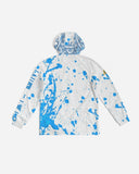 Blue Splatter SMC1 Men's Windbreaker