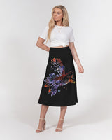 Invert Vanta Black Bird SMC Women's A-Line Midi Skirt