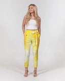 Yellow Drop SMC Women's Belted Tapered Pants