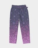 Purple Graffiti Spray SMC Women's Belted Tapered Pants