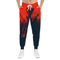 Red and Black City Joggers