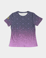 Purple Graffiti Spray SMC Women's Tee