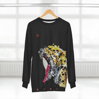 Vanta Black Leopard SMC Pullover Sweat Shirt