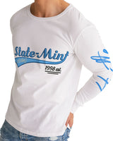 StateMint Blue Logo Men's Long Sleeve Tee