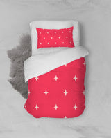 Stars SMC Red Twin Duvet Cover Set