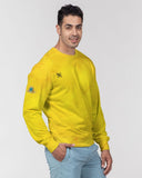 Yellow Paper SMC Men's Classic French Terry Crewneck Pullover