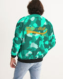 Lime Green Camo SMC Men's Bomber Jacket