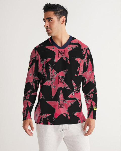 Pink Triangles SMC Men's Long Sleeve Sports Jersey