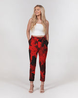 Red Camo SMC x2 Women's Belted Tapered Pants