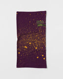 Burgundy Gold Splatter SMC Neck Gaiter Set