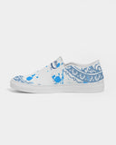 Blue Splatter SMC1 Women's Slip-On Canvas Shoe