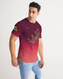 Burgundy Graffiti Spray SMC Men's Tee