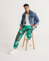 Lime Green Camo SMC Men's Track Pants