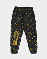 Invert Vanta Black n Gold SMC Pattern Men's Track Pants