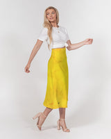 Yellow Paper SMC Women's A-Line Midi Skirt