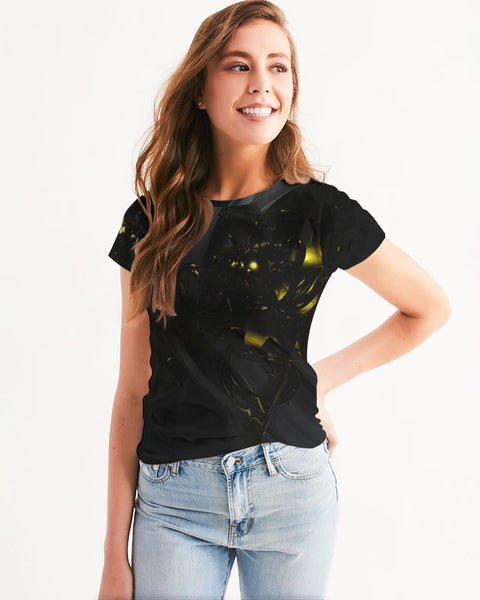 Black & Yellow SMC Women's Tee