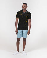 Black & Yellow SMC Men's Slim Fit Polo